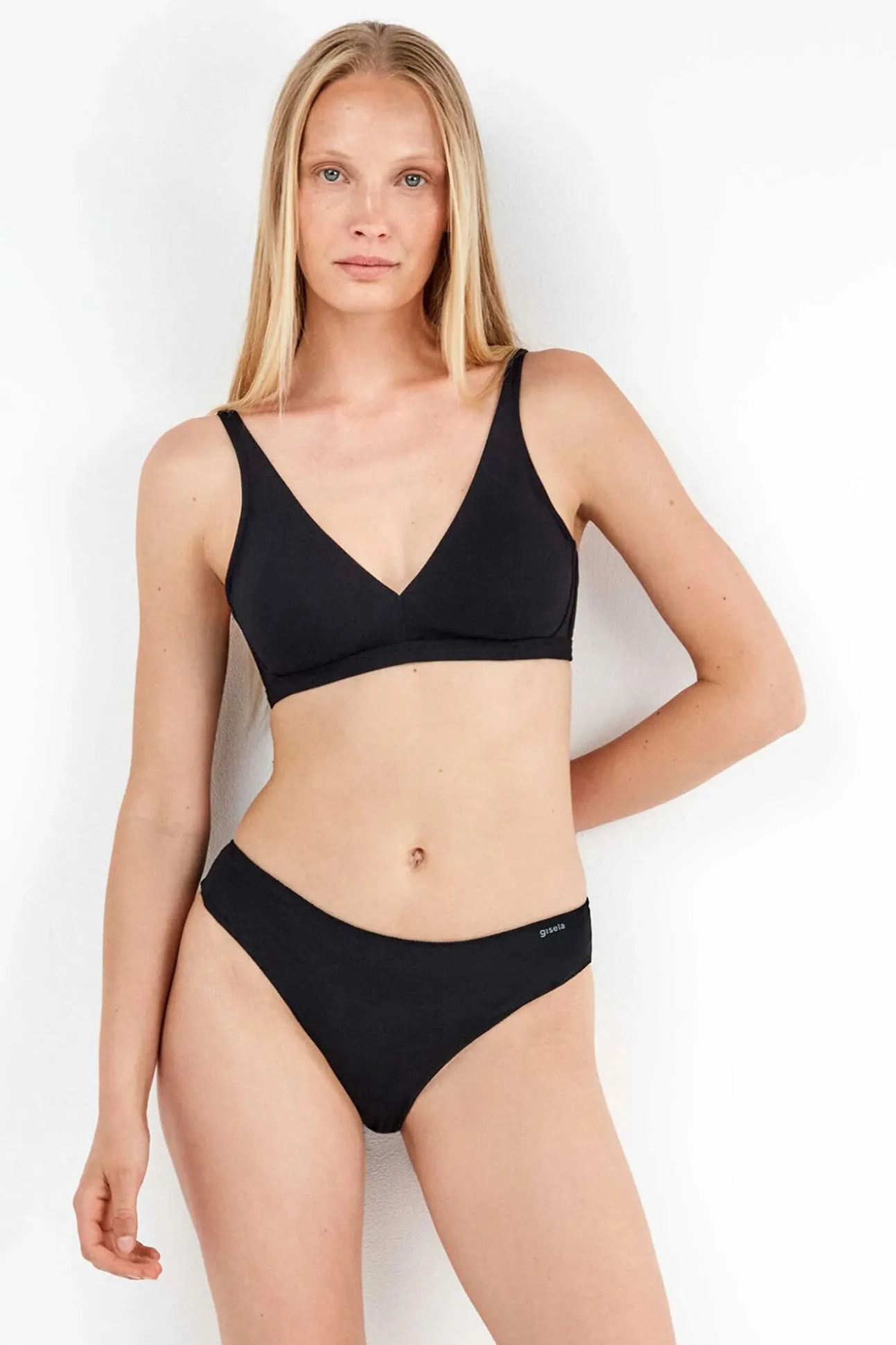 Braga midi con galón de encaje y camales