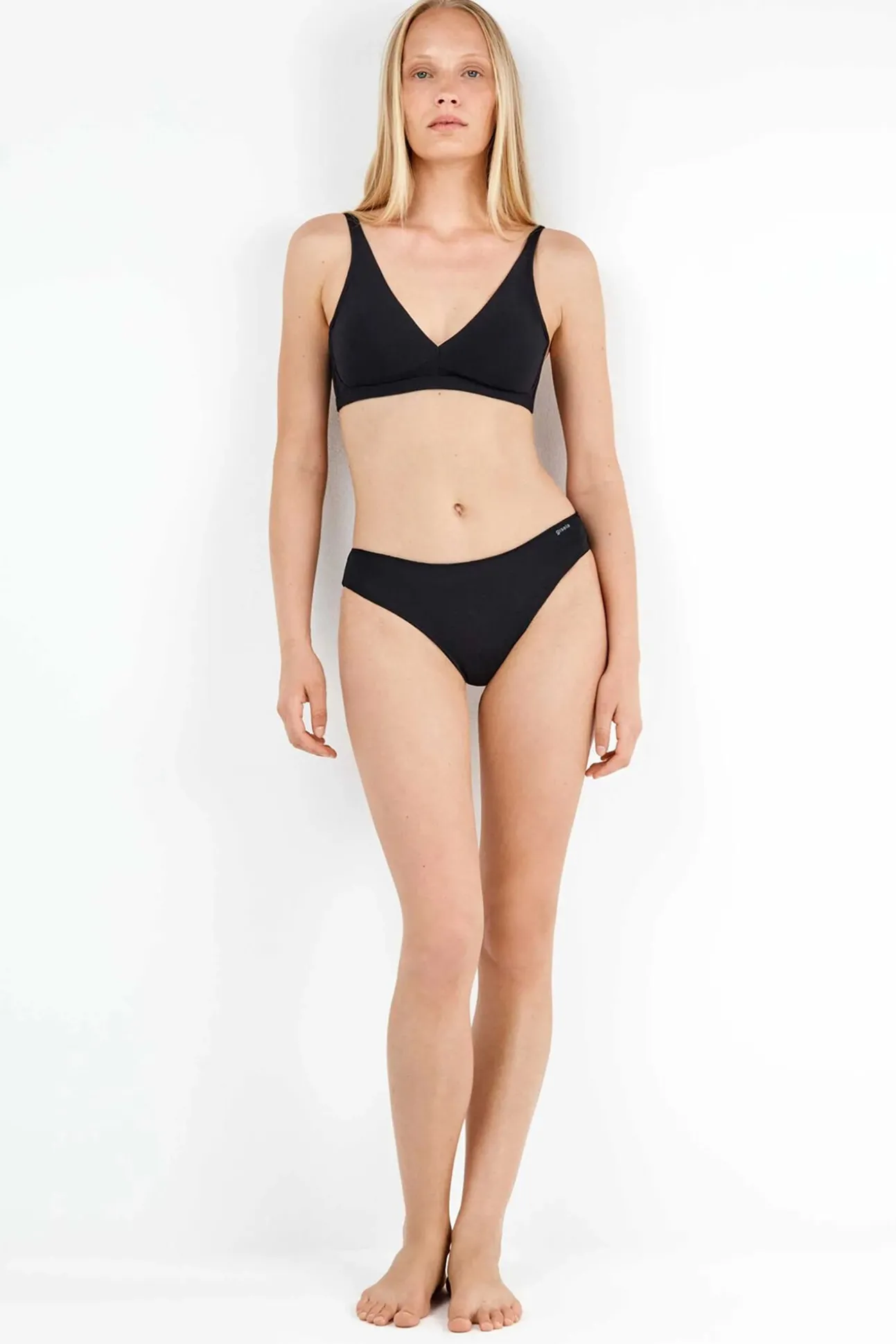 Braga midi con galón de encaje y camales