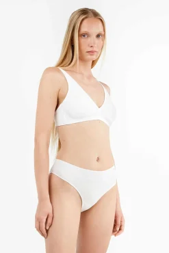 Braga midi con galón de encaje y camales