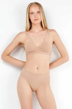 Braga midi con galón de encaje y camales