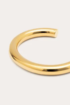 Brazalete Allegra Acero Baño Oro