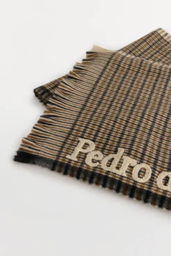 Bufanda cuadros de paño