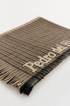 Bufanda cuadros de paño