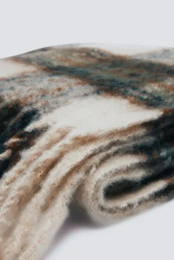 Bufanda cuadros marrones