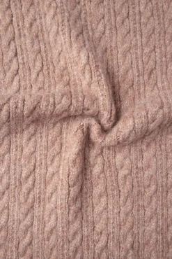 Bufanda de punto trenzado