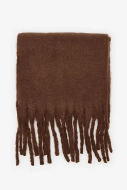 Bufanda gruesa flecos