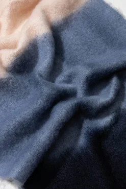 Bufanda Manta Cepillada Tricolor