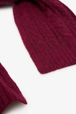 Bufanda punto estructura ochos