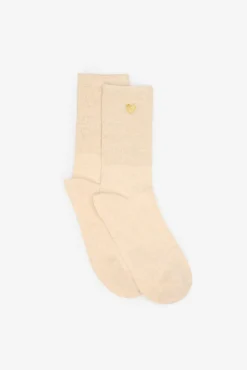 Calcetin largo lurex