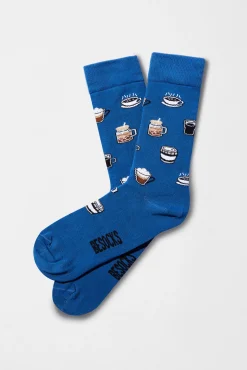 Calcetines altos Besocks de café de algodón orgánico