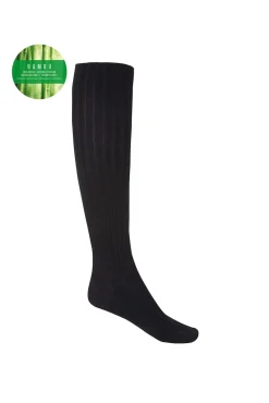 Calcetines altos canalé