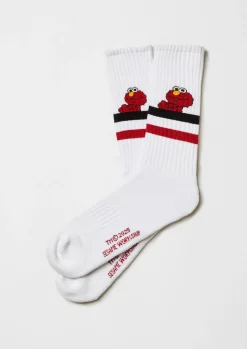 Calcetines altos deportivos de Barrio Sésamo de algodón orgánico