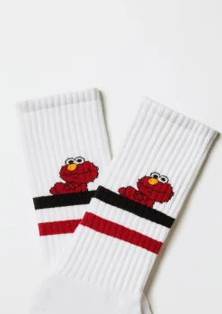 Calcetines altos deportivos de Barrio Sésamo de algodón orgánico