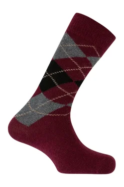 Calcetines cortos Cachemira-lana de Rombos