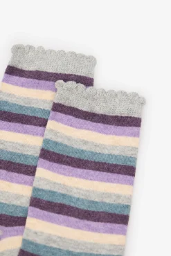 Calcetines rayas multicolor
