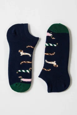 Calcetines tobilleros perro salchicha