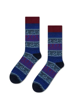 Calcetín jaquard de bicicletas