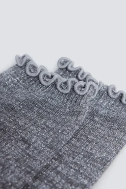 Calcetín largo lurex