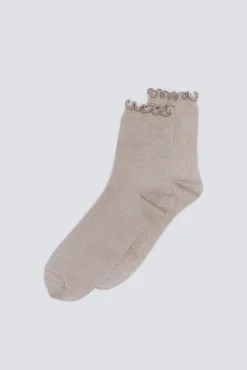 Calcetín largo lurex