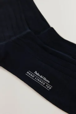 Calcetín liso vestir