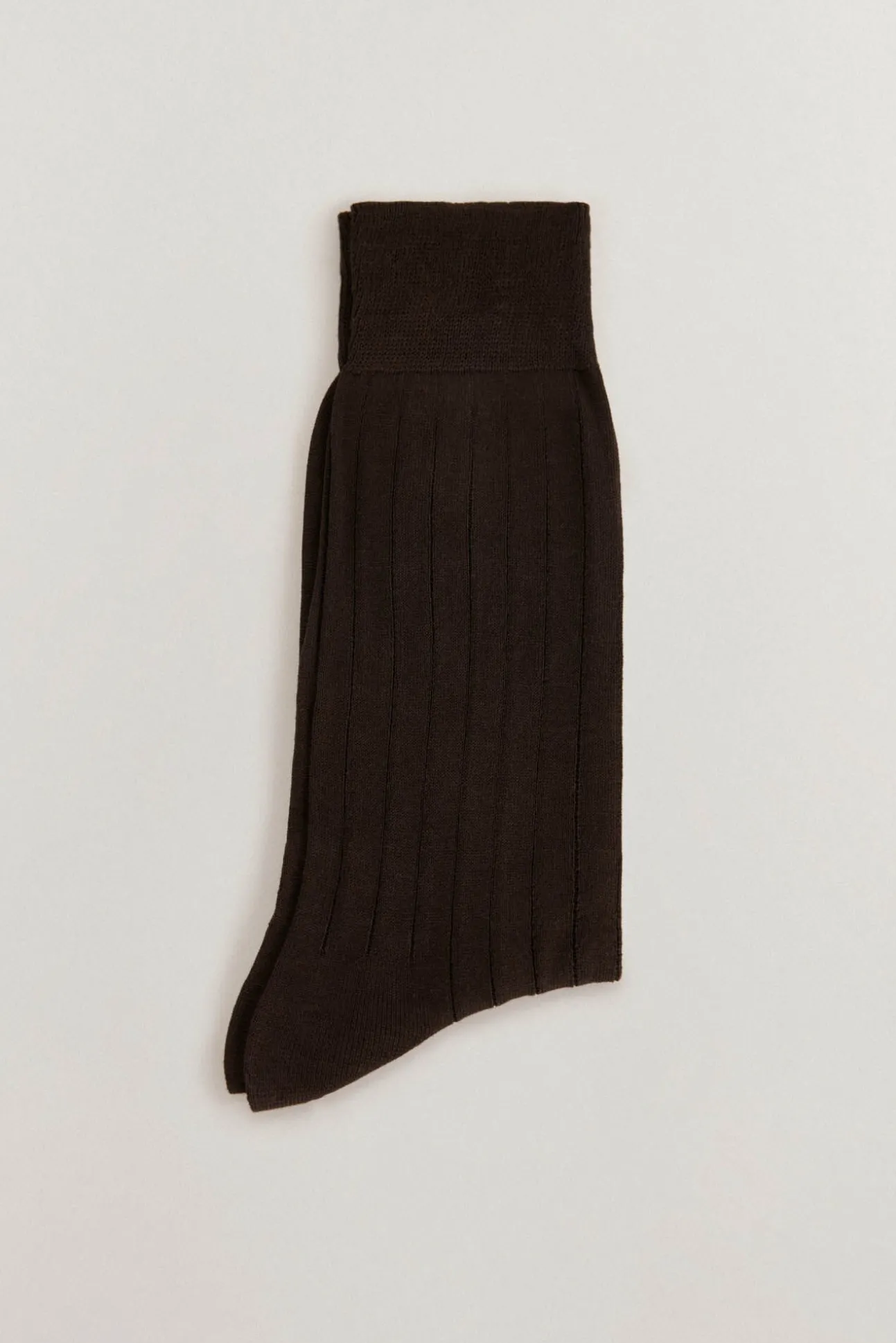 Calcetín liso vestir