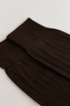 Calcetín liso vestir