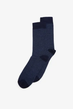 Calcetín microrayas