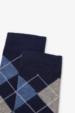 Calcetín rombos