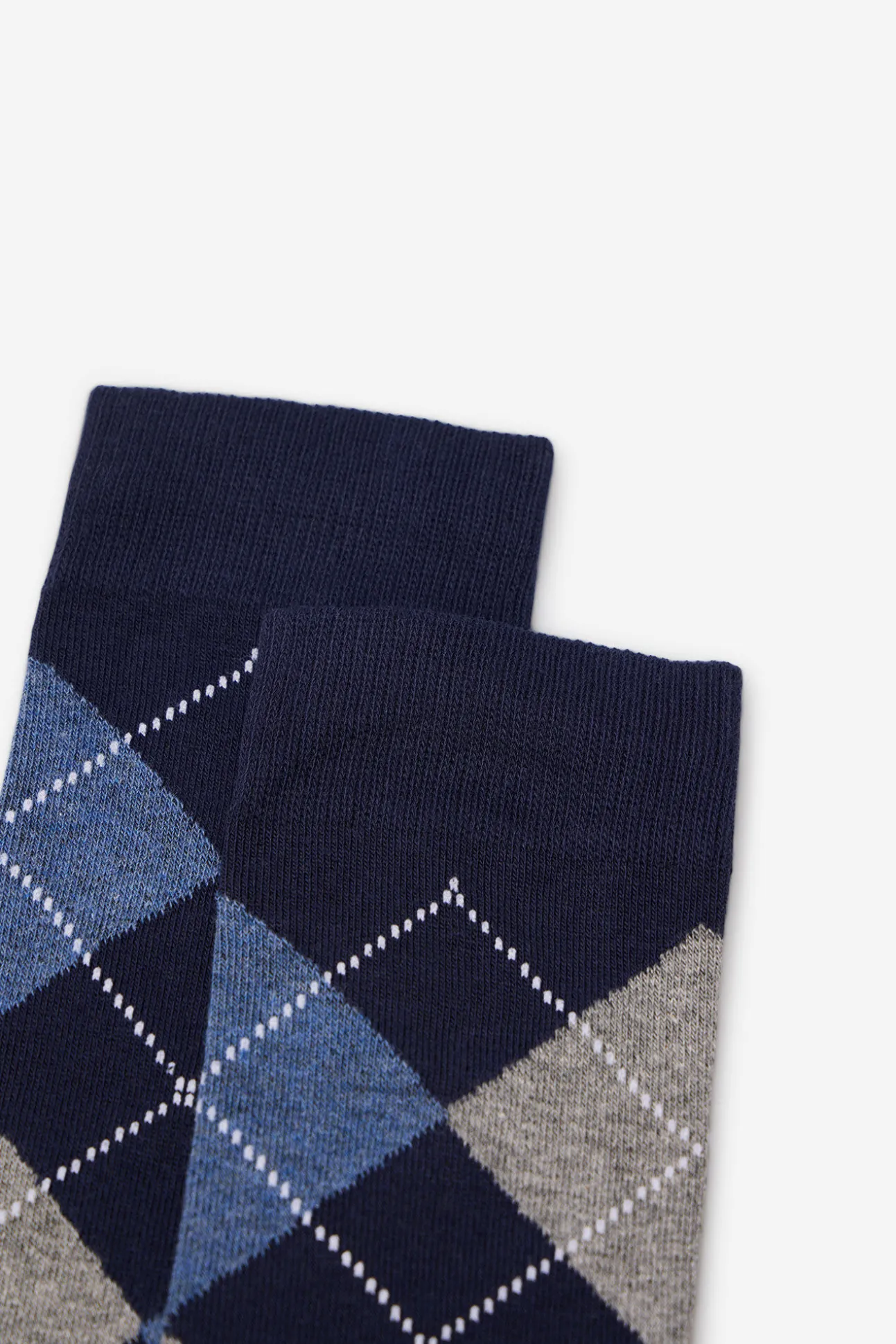 Calcetín rombos
