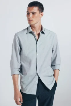 Camisa algodón fil a fil