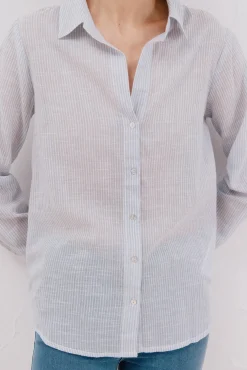Camisa algodón rayas