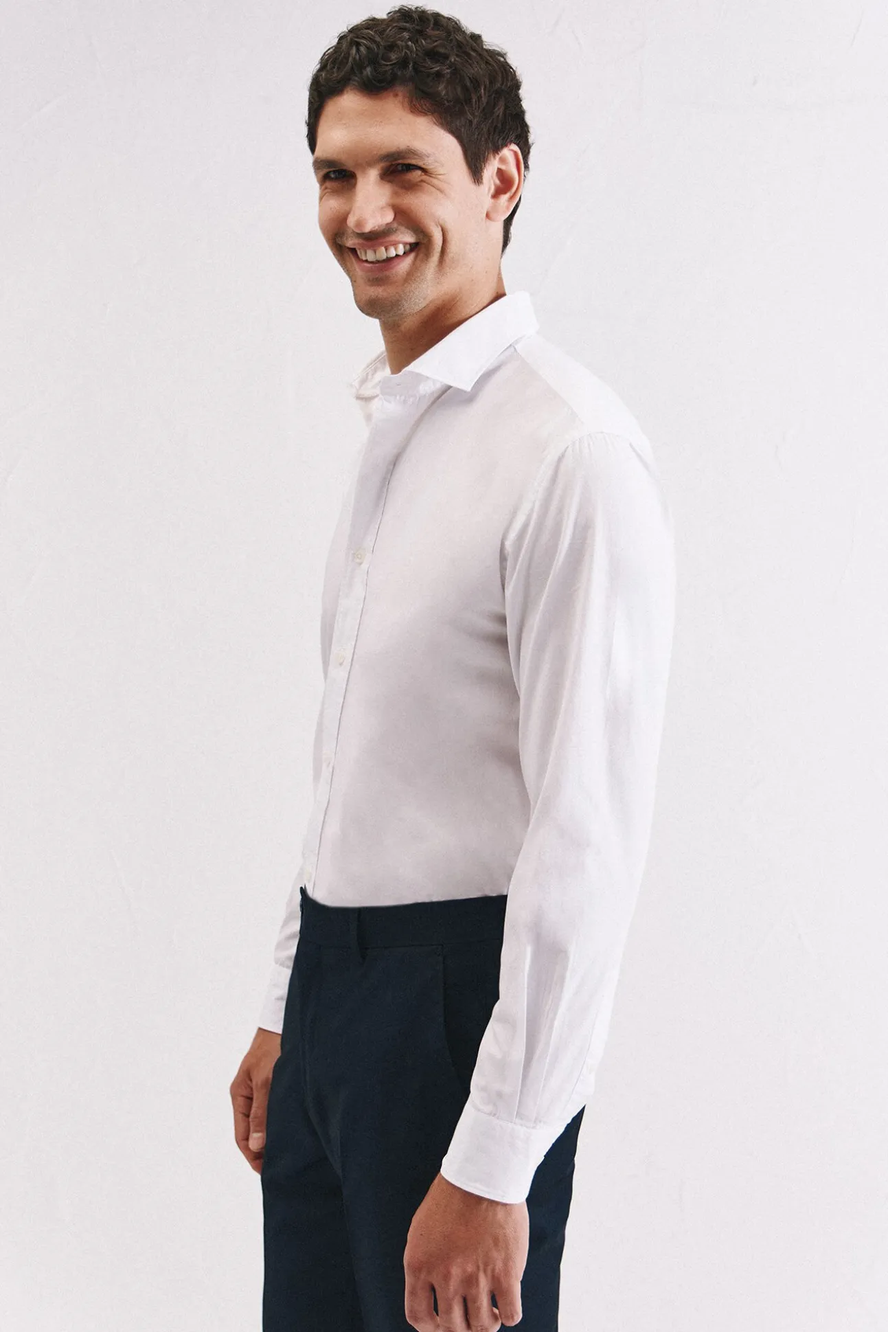 Camisa blanca algodón