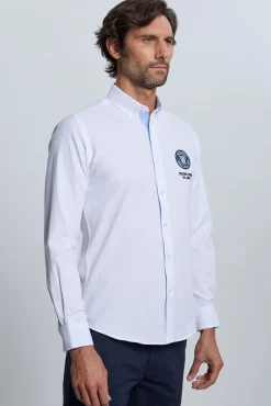 Camisa bordada blanca
