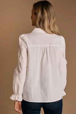 Camisa bordado Blanca