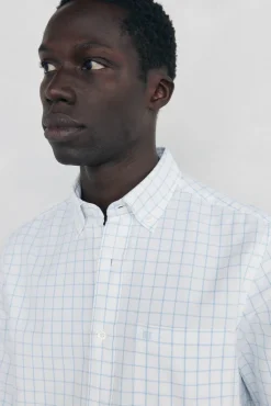 Camisa Brushed Oxford cuadros
