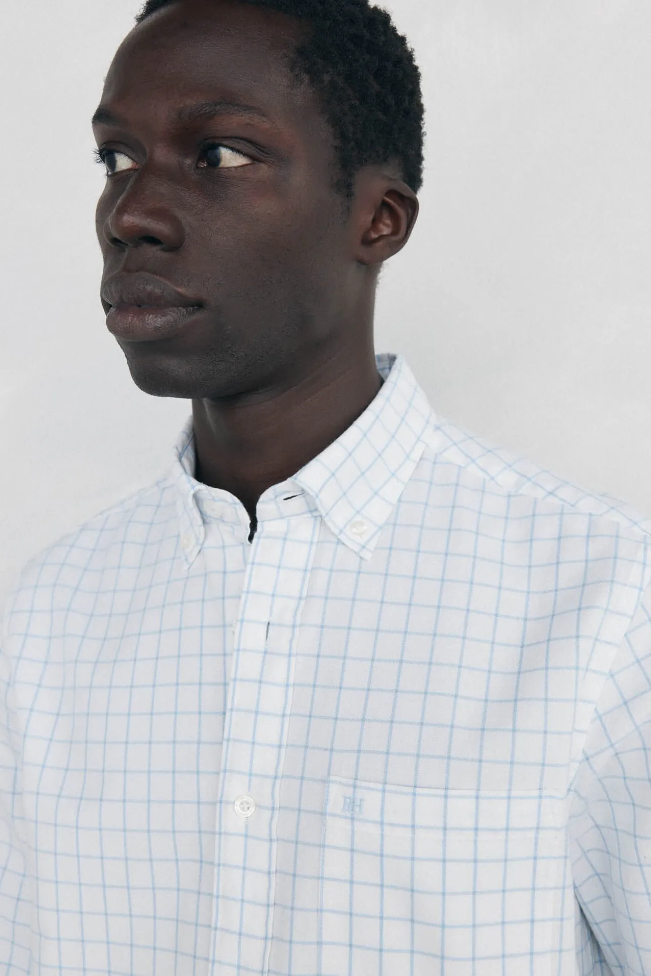 Camisa Brushed Oxford cuadros