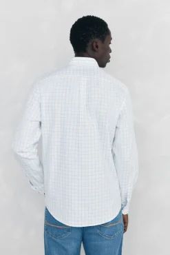 Camisa Brushed Oxford cuadros