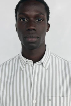 Camisa Brushed Oxford rayas