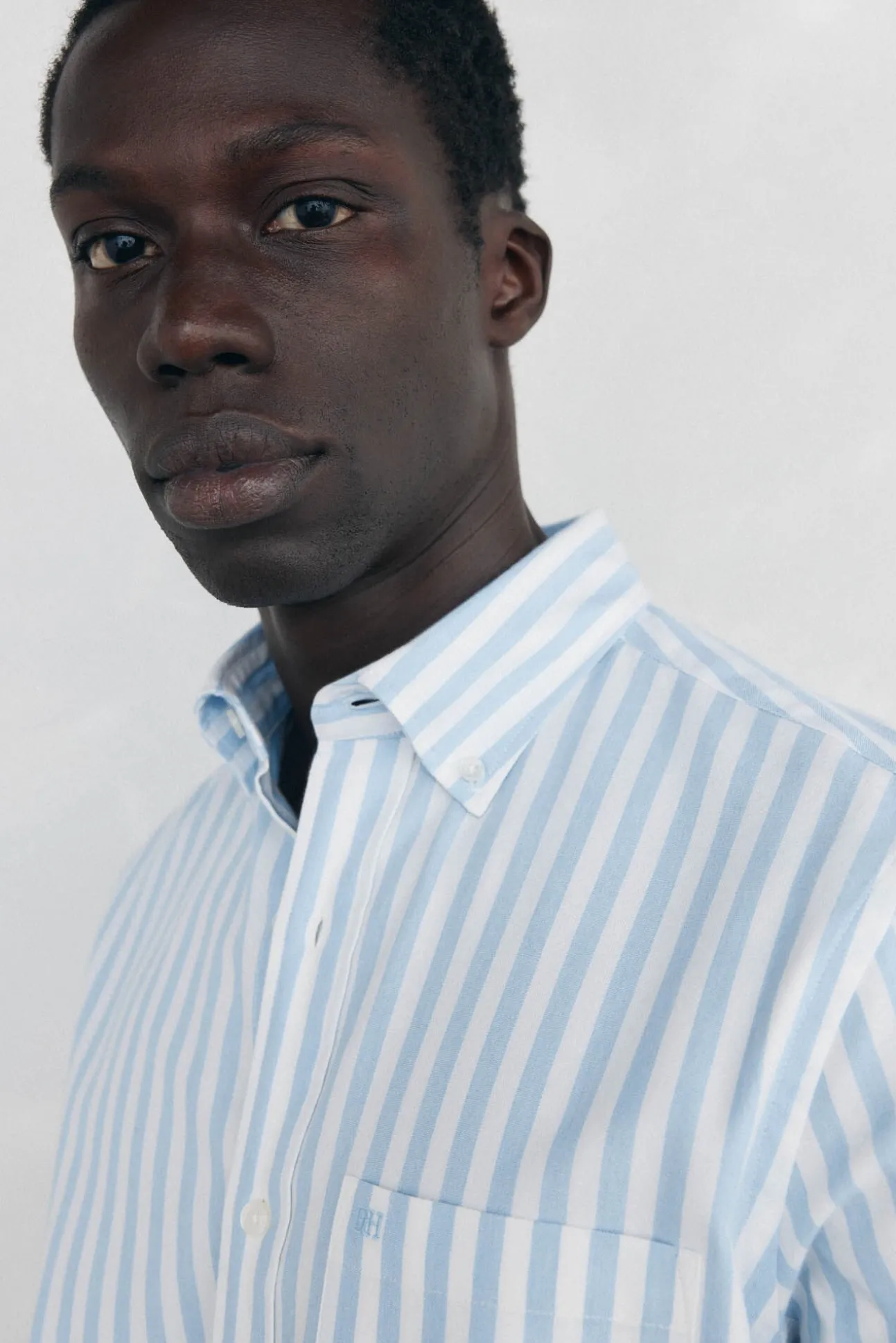 Camisa Brushed Oxford rayas