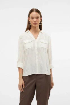 Camisa básica de manga larga