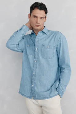 Camisa chambray