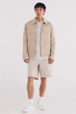 Camisa cotton slub rayas