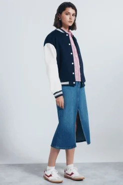 Camisa cropped rayas