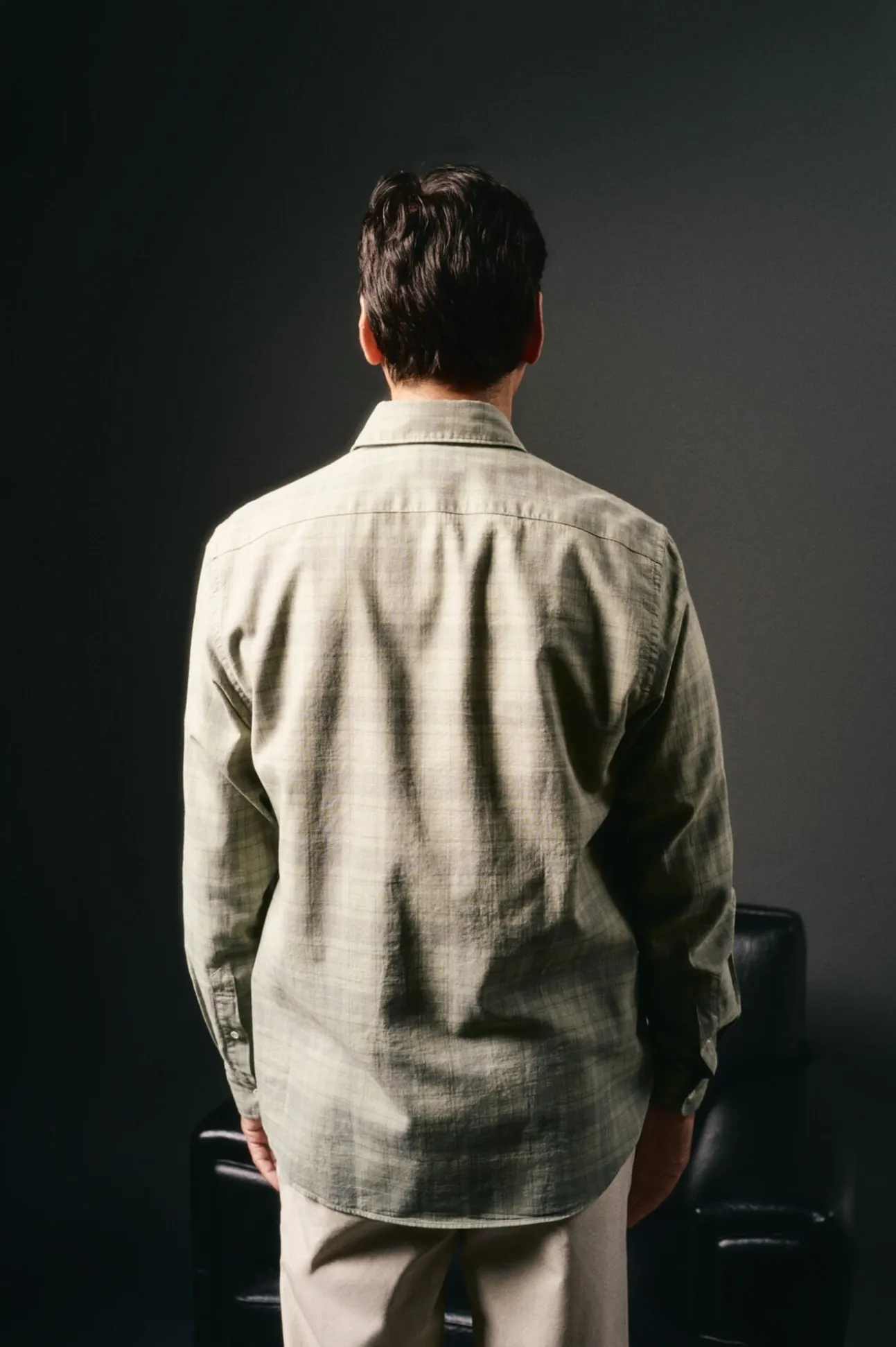 Camisa cuadro sobretintado