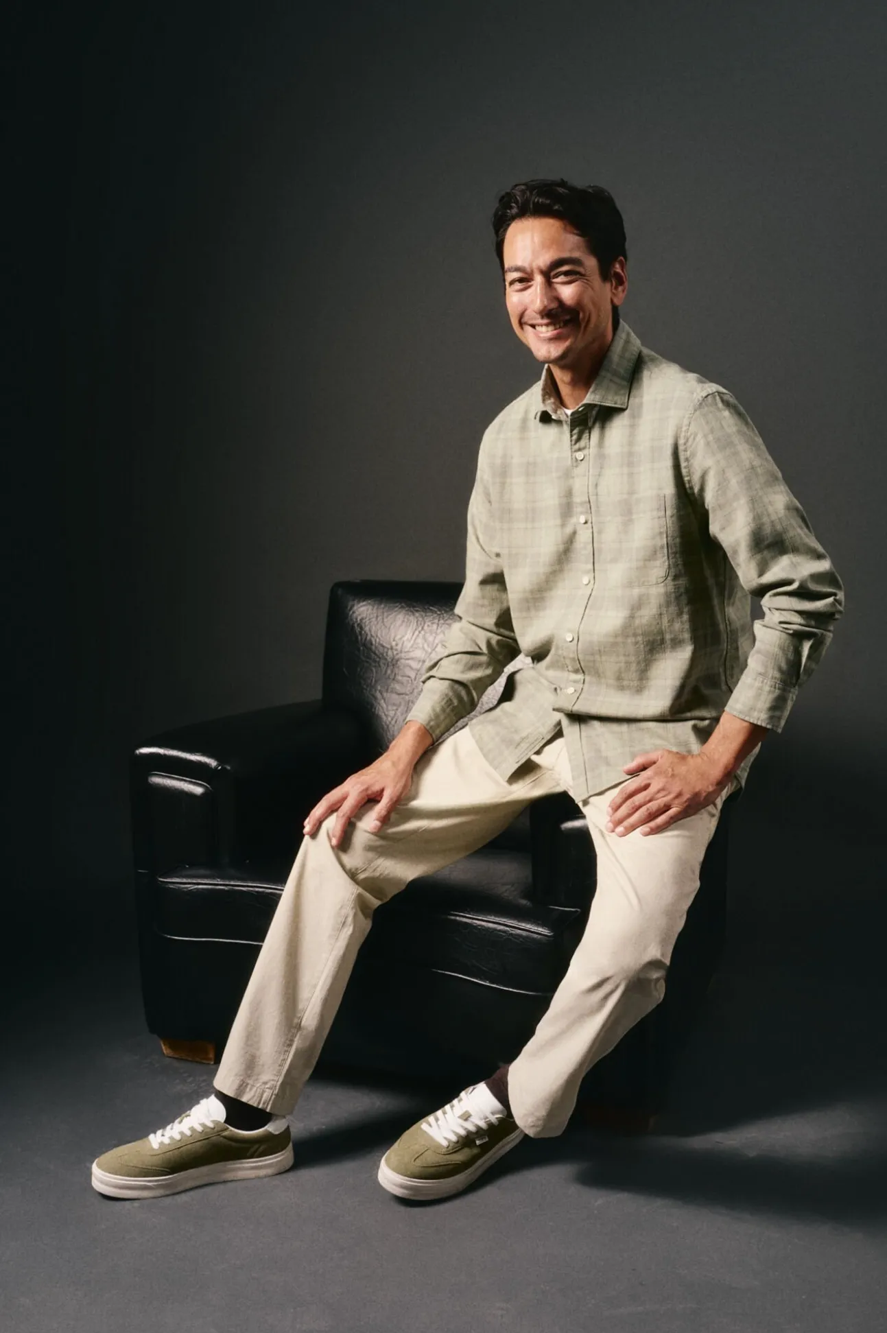 Camisa cuadro sobretintado