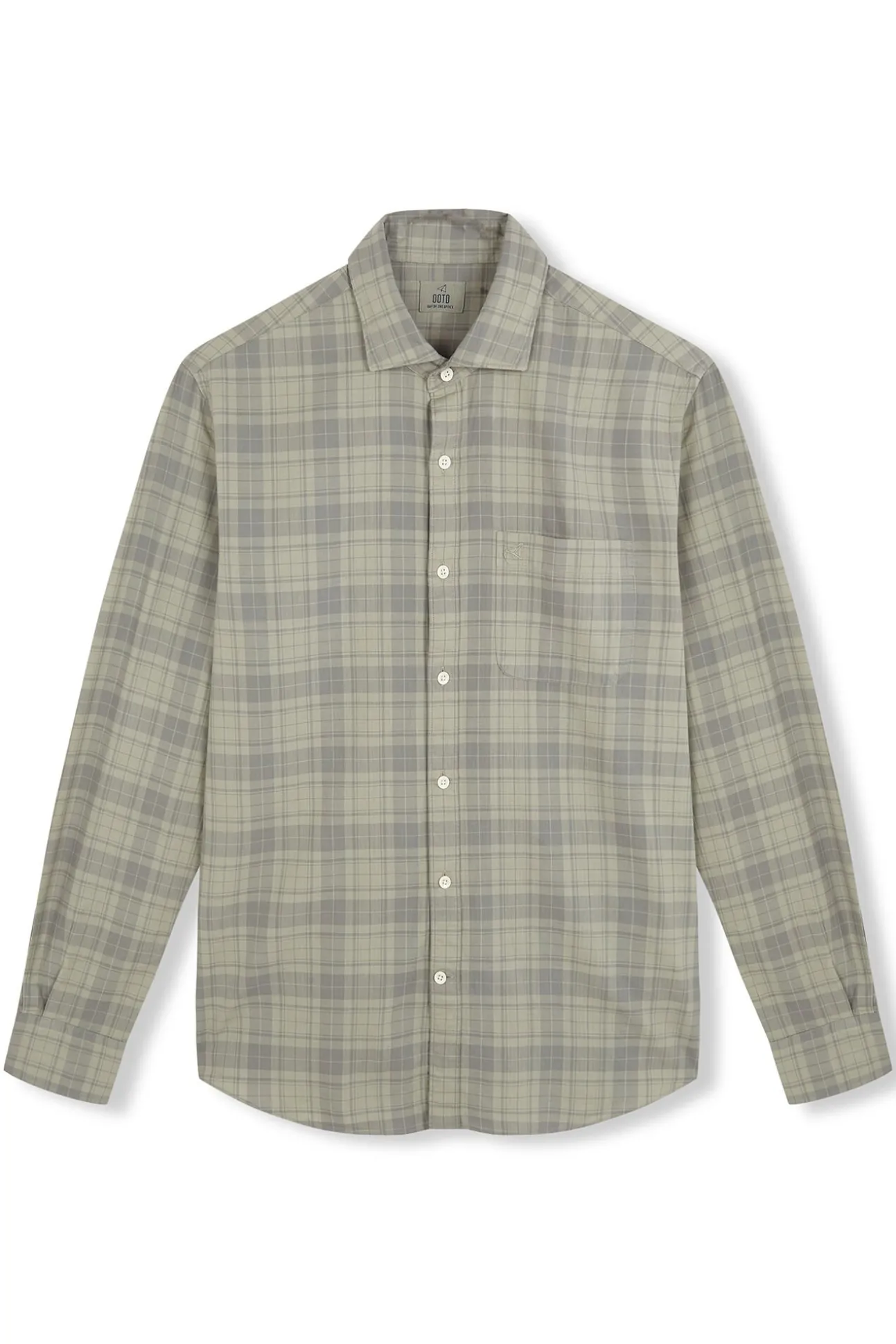 Camisa cuadro sobretintado