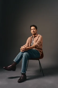 Camisa cuadro sobretintado