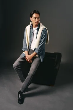 Camisa cuadro sobretintado