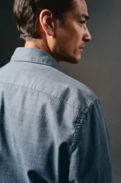 Camisa cuadro sobretintado