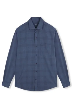 Camisa cuadro sobretintado